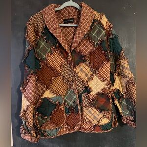 Donna Sharp Red Plaid Jacket